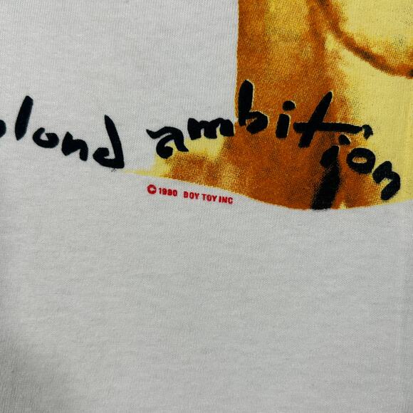 Vintage Madonna 1990 Blond Ambition Tour Sz Large Single Stitch Reprint T-Shirt - Picture 5 of 9